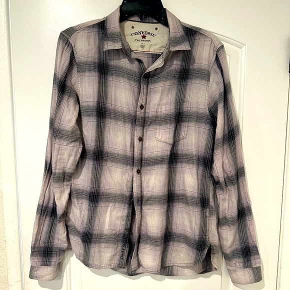 John Varvatos Tops - Converse x John Varvatos lightweight shadow flannel